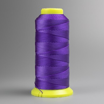 Purple nylon thread spool, 0.9 mm diameter, for crafts, 300 m