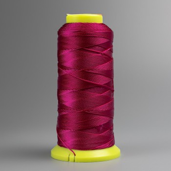 Raspberry Bobbin Thread, 0.9 mm Nylon for Crafts, 300 m