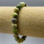 Australian Jadeite Bracelet (synthetic acrylic) smooth beads, diameter 8.5 mm, length 18 cm (stretch)