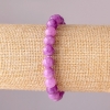 Toned quartz bracelet resembling amethyst