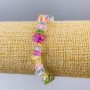Bracelet 'Assortment' natural stone chips, diameter 8x4 mm, length 18 cm (stretch)