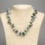 Necklace of natural stones Assorted chips 'Needle', diameter 11x5-10x3 mm, length 50 cm +