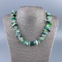 Bead necklace of natural stone 
Assorted chips "Needle", diameter 20x4-10x3 mm, length 50 cm +