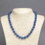Apatite Necklace (synthetic) Faceted Beads, 10 mm diameter, 45 cm length