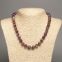 Polychrome Tourmaline Necklace (Synthetic) Smooth Beads, 10 mm Diameter, 50 cm Length ±
