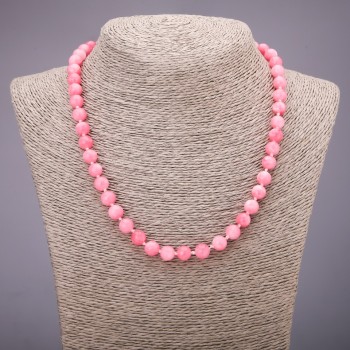 Tourmaline Necklace (Synthetic) Smooth Beads, 8mm Diameter, 45cm Length