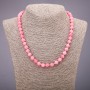 Tourmaline Necklace (Synthetic) Smooth Beads, 8mm Diameter, 45cm Length