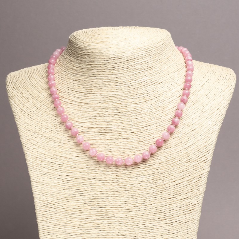 Tourmaline Necklace (Synthetic) Smooth Beads, 6mm Diameter, 45 cm Length