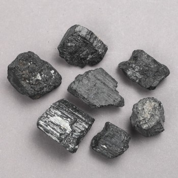 Unpolished Tourmaline Sherl Souvenir Stone (price per 100 g) (per 100 g)