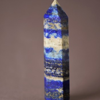 Lapis Lazuli Faceted Crystal 'Pencil' Souvenir, Natural Stone, Assorted (Price per 100 g)