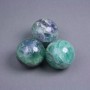 Souvenir ball made of natural fluorite, diameter from 50 mm ± (price per 100 g) weight from 200 g