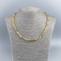Citrine Necklace with Faceted Beads, 6mm Diameter, 48cm Length