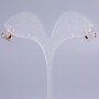Triple Ear Cuff Xuping 18K Gold Plating White Crystals 10x8 mm +