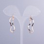 Xuping hoop earrings with 18K gold plating, thickness about 2 mm, diameter 35 mm