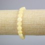 Citrine bracelet with faceted coin beads, diameter 8.5 mm, length 18 cm (stretch)