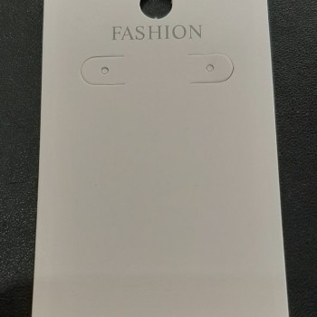 Earring display card 7.5×4.5 cm, cardboard, for 100 pcs