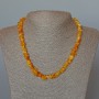 Amber Chip Necklace, diameter 7×4 mm, length 45 cm