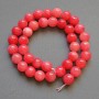 Tourmaline beads, natural stone, smooth round beads, diameter 10 mm ±, length 37 cm ± on thread
