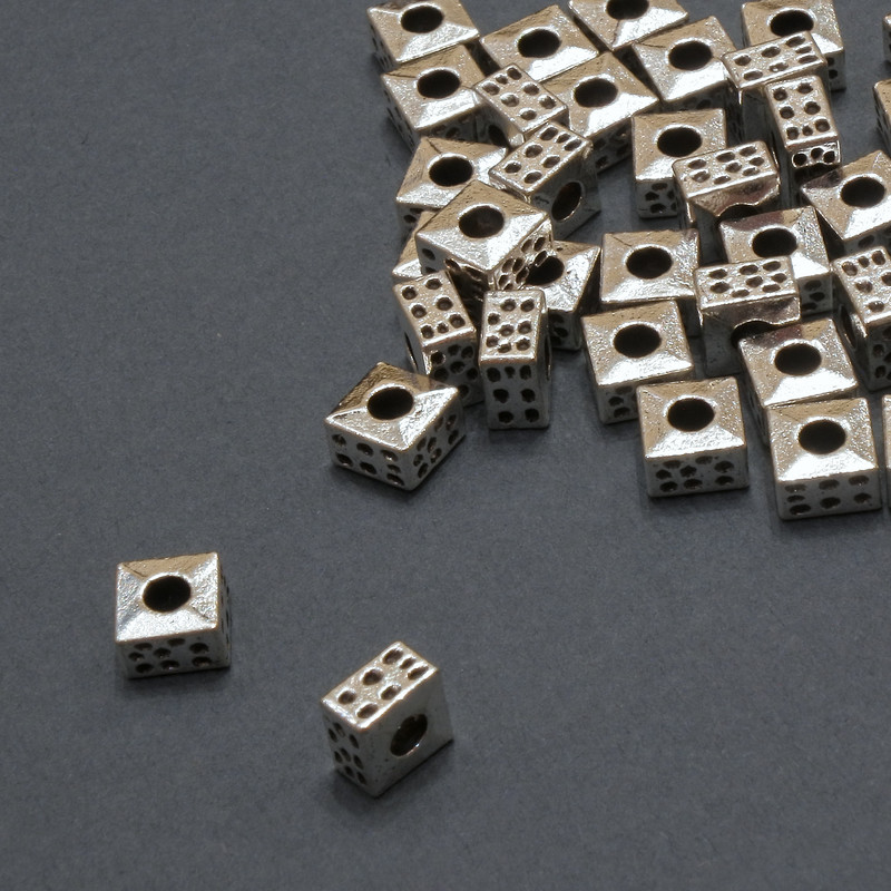 Bead Insert Findings inner, diameter 2.2 mm, diameter 5×3 mm, packaging 20 g, 42 pcs (+/-)