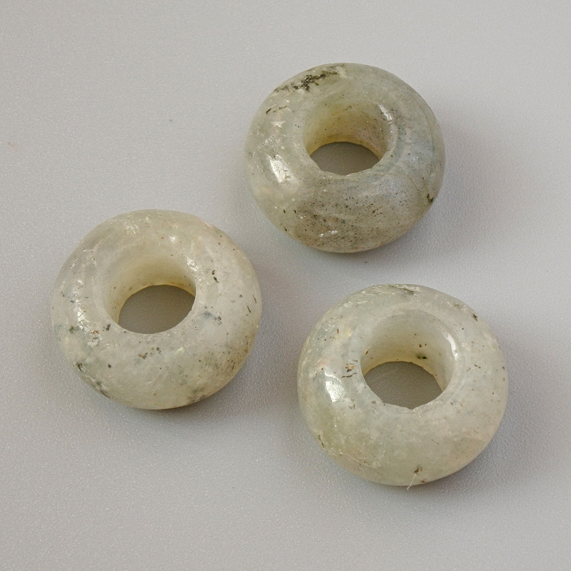 Pandora Bead with Labradorite Natural Stone, 14×7 mm diameter, hole diameter 5.8 mm+