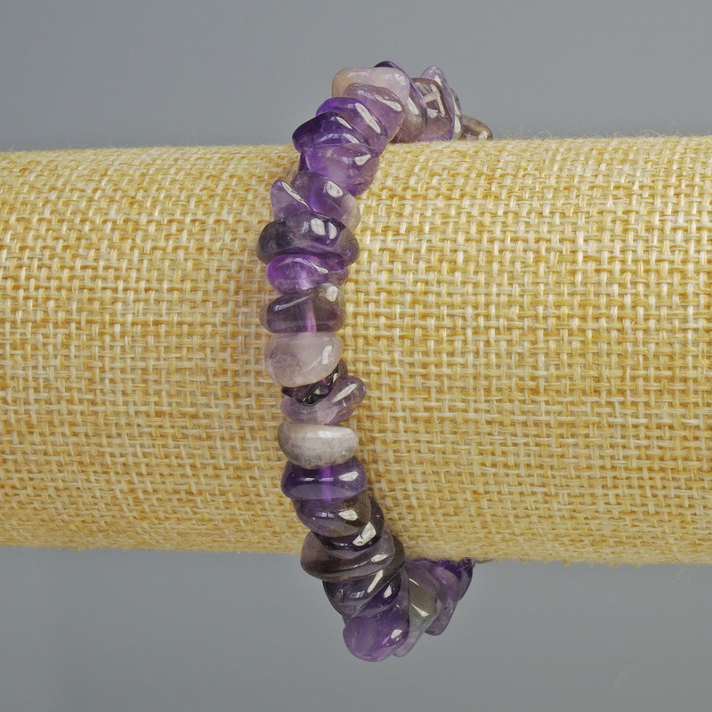 Amethyst Chip Bracelet