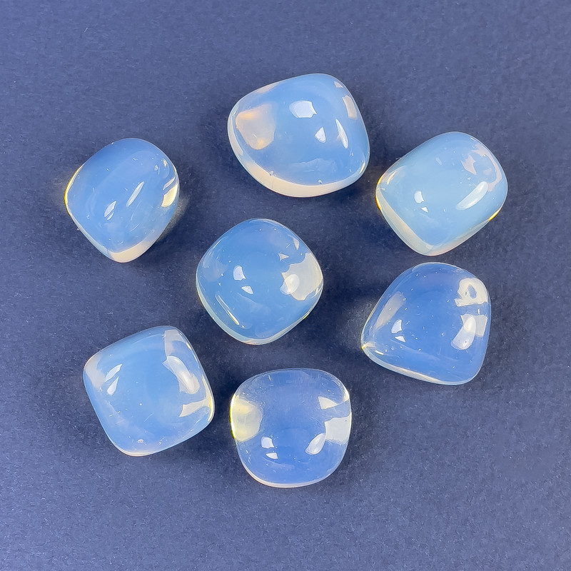 Opalite cabochon ("Moon") — souvenir stone