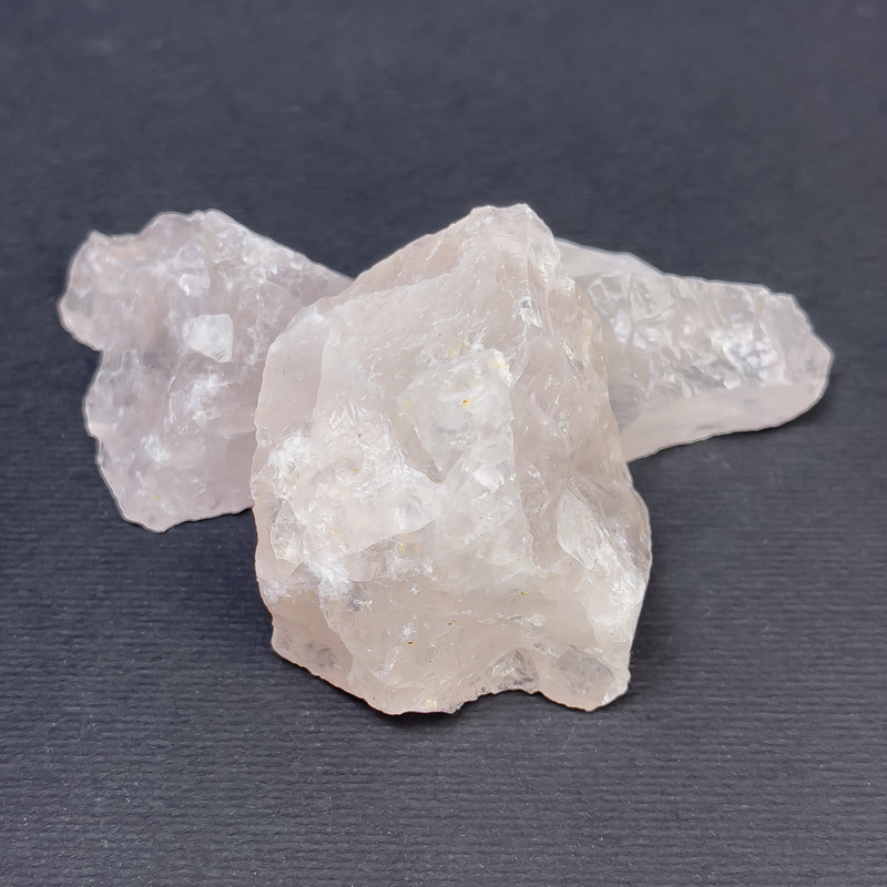Natural Pink Quartz Raw Nuggets Without a Hole, 45-52×30-42 mm (+/-) (per 100 g +/-)