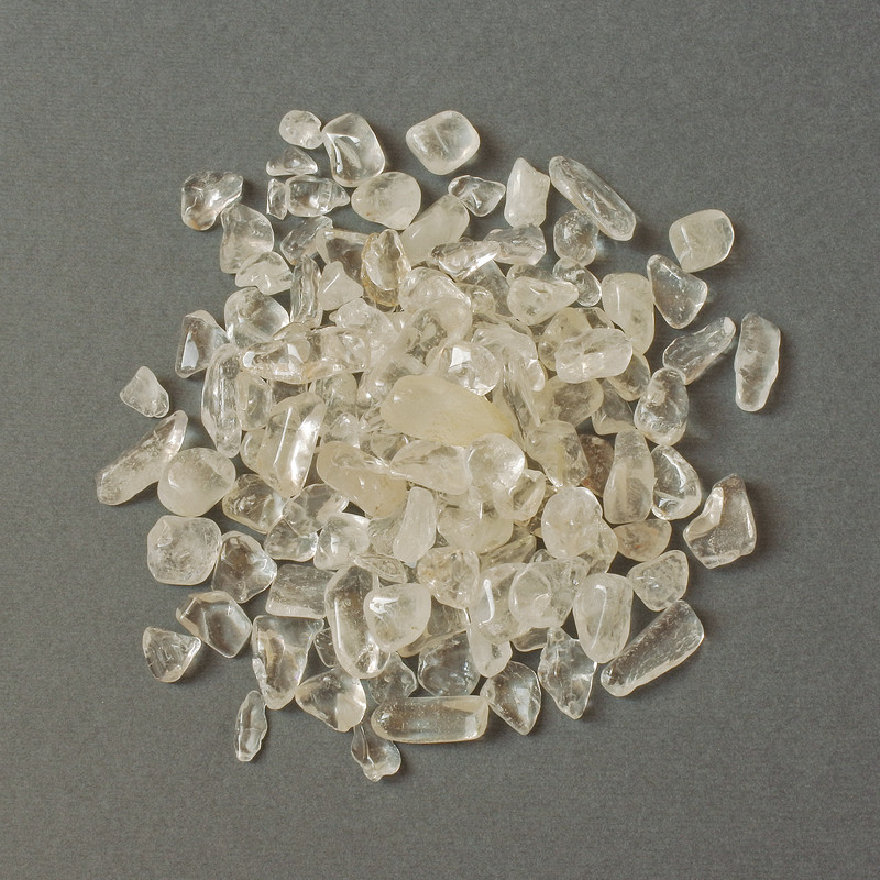 Natural Stone Rock Crystal Chip Without Hole 10-14×7-9 mm ± (per 100 g ±)