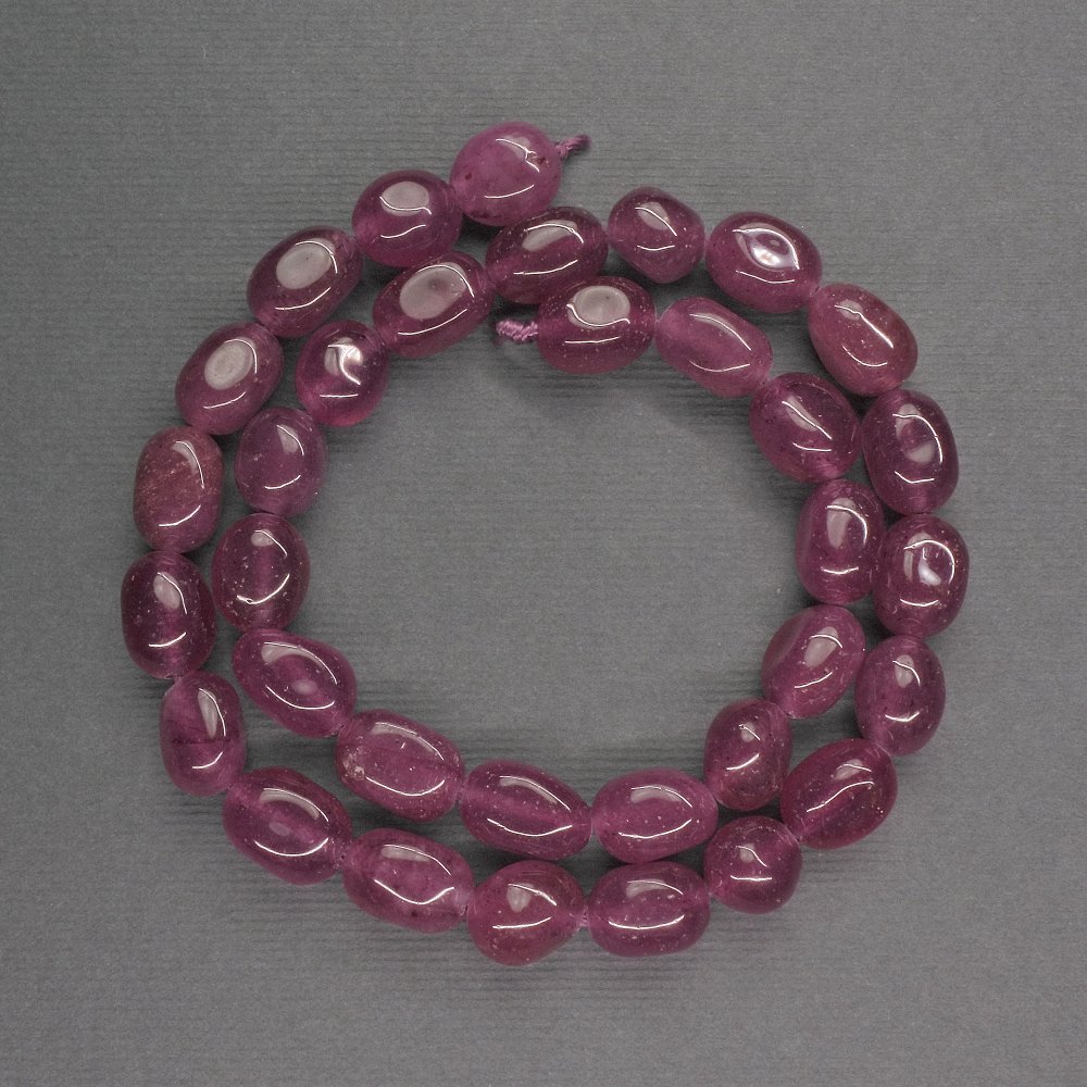 Pink Aventurine Beads - Faceted Rondelles, 8x12 mm, length 39 cm ±