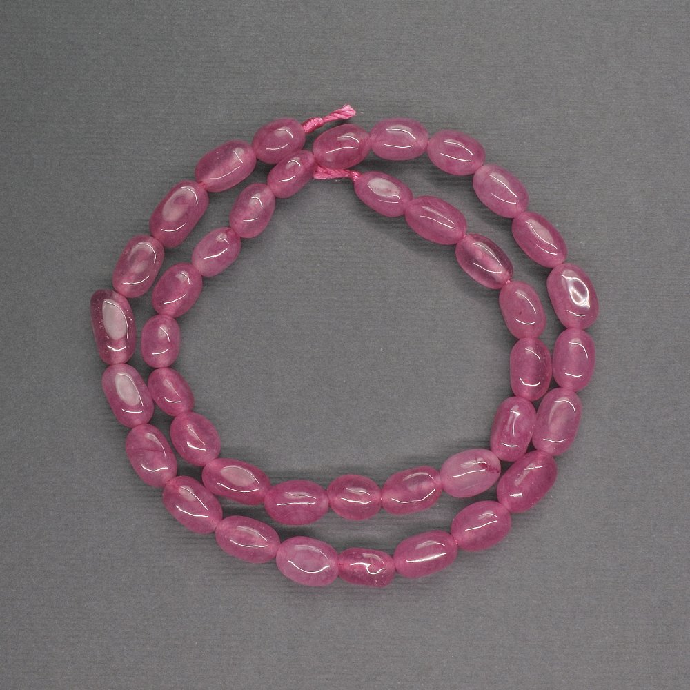 Tourmaline faceted beads, diameter 6x9 mm, length 38 cm