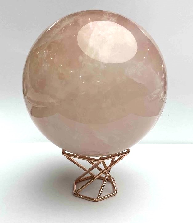 Pink Quartz Souvenir Sphere Assortment by Size (Weight from 1000 g) (per 100 g)