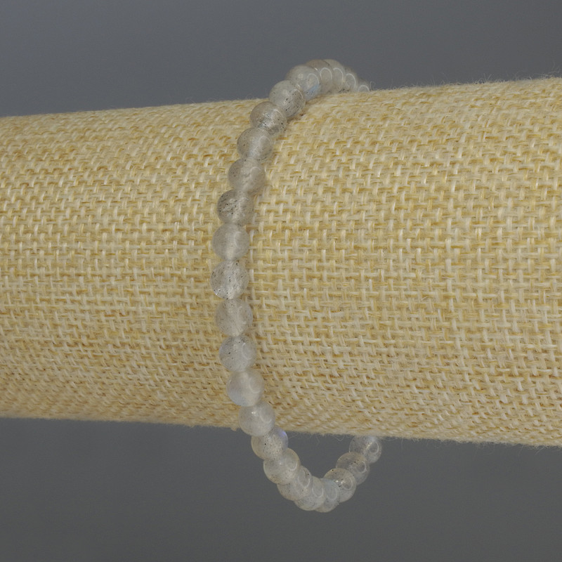 Браслет Лабрадор гладка кулька, діаметр 5мм+-, довжина 18см стрейч