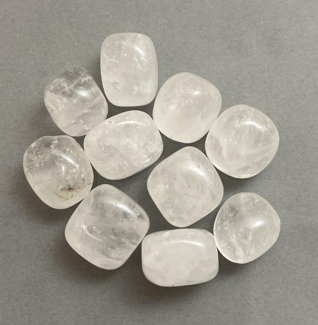 Souvenir natural Mountain Crystal faceted stone ~ sizes 21-24×20-22×18 mm (±), packaging 100 g (price per 100 g)