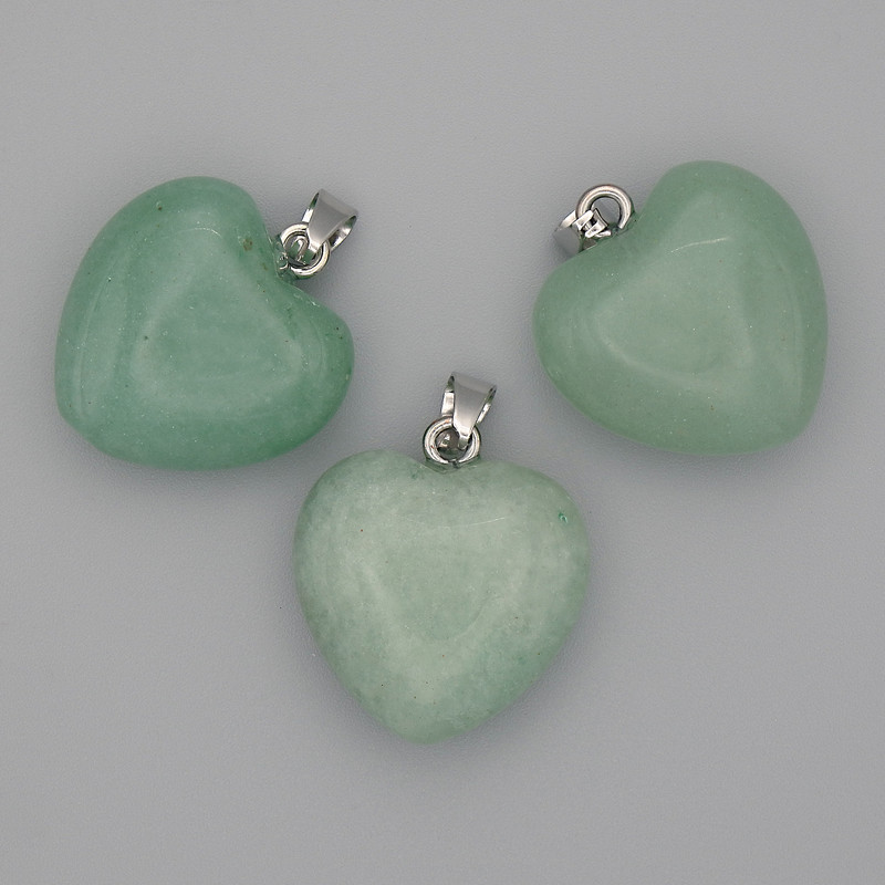 Heart Jade Pendant 20x20x25 mm+