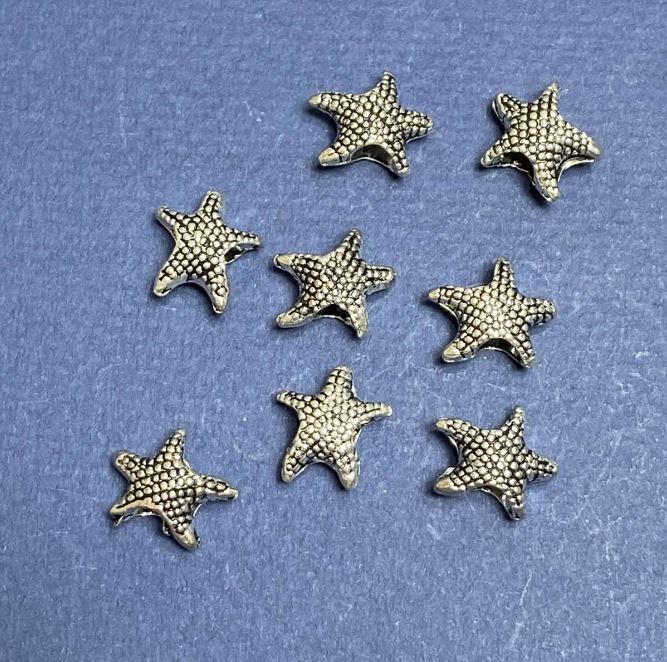 Pandora Sea Star Charm Bead 14x13mm, 20 g pack, approx. 15 pcs