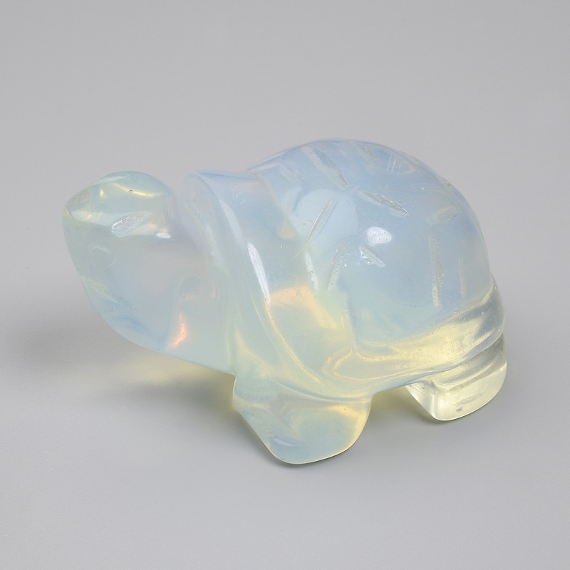 Moonstone Turtle Figurine 50x30x25 mm+
