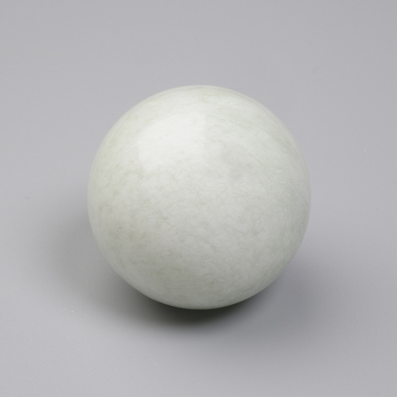 Serpentine natural stone souvenir sphere, diameter 30mm+