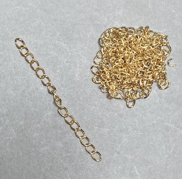 Extension Chain 5 cm - Gold-tone Finish (+/-)