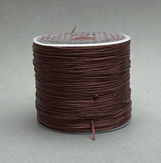 Brown Craft Elastic Cord on Spool, 30 m