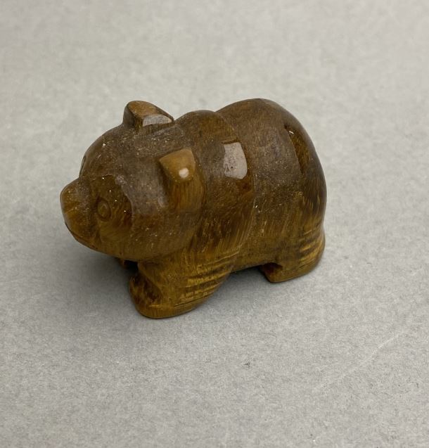 Panda Tiger's Eye Souvenir Figurine 40×25×22 mm+