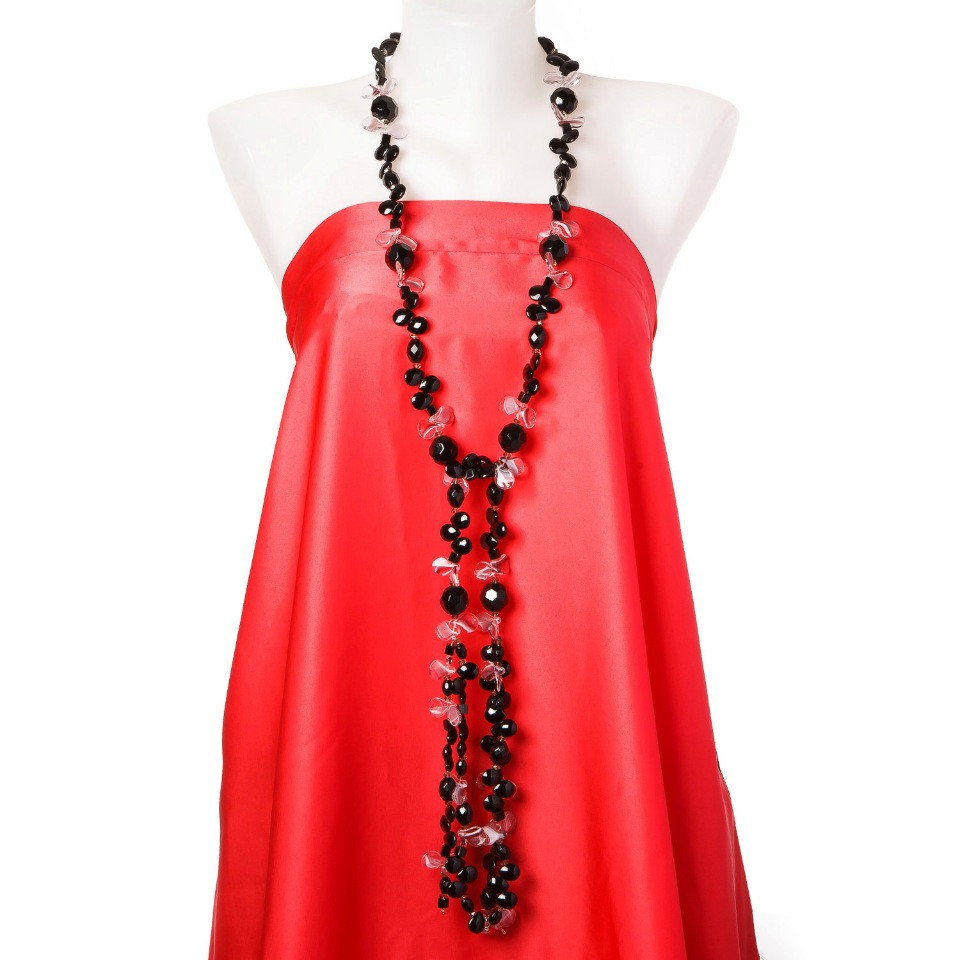 Transformer necklace-belt 'Agate' (artificial) Czech glass and Murano glass, 150 cm long