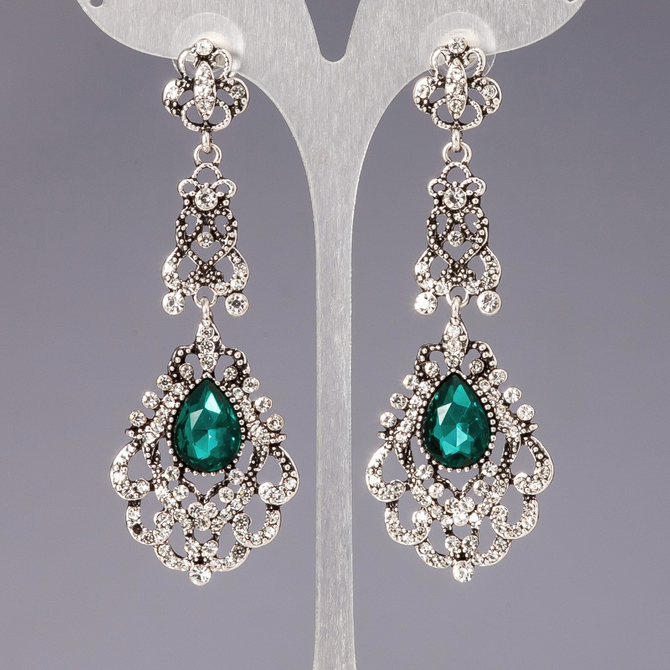 Crystal earrings 'Chandeliers' 'Chandeliers' 'Royal'