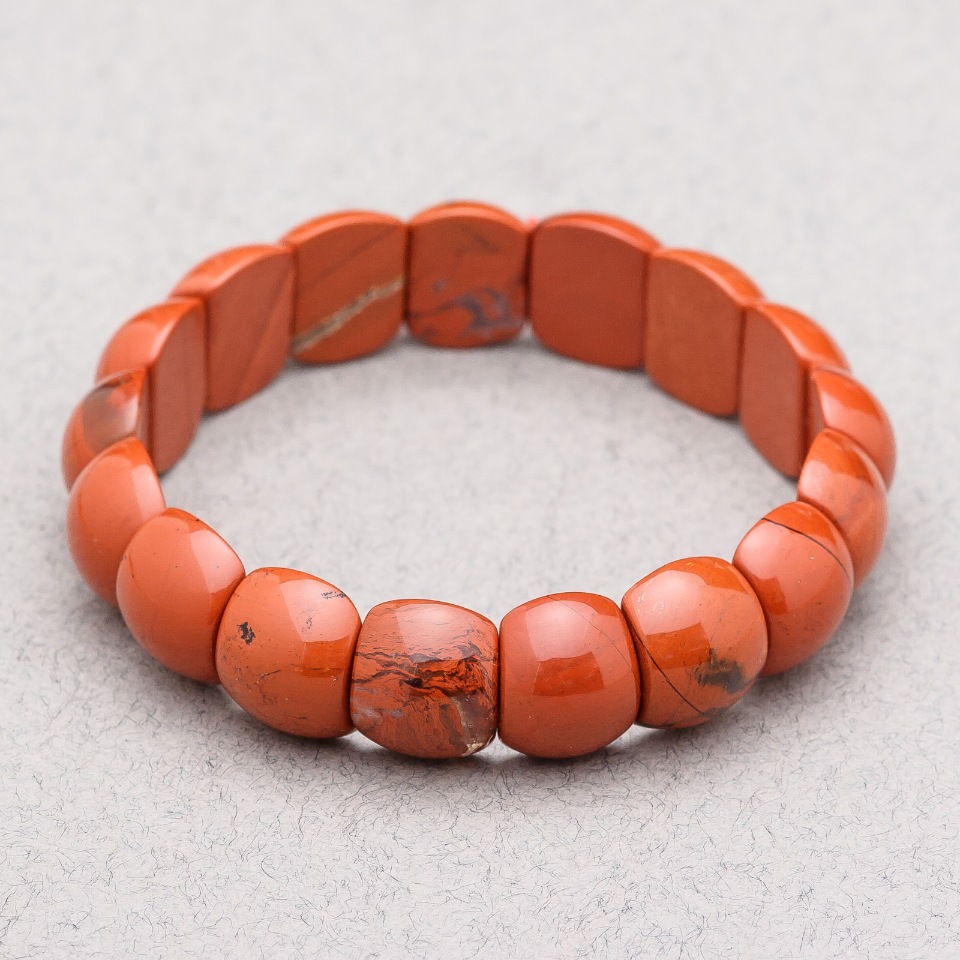 Natural Red Jasper Bracelet 15×12×7 mm+