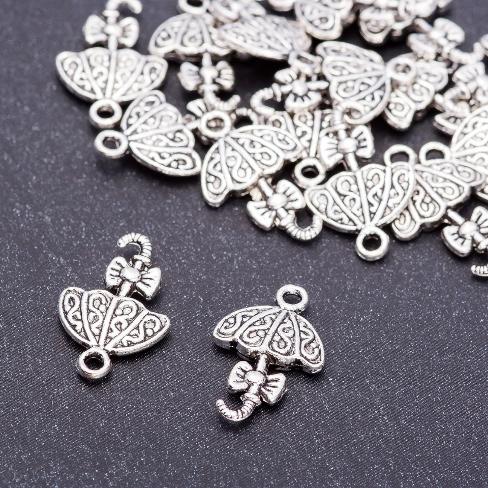 Umbrella Pendant Hardware, 13×20 mm, hole diameter 3 mm, packaging 20 g ± 17 pcs