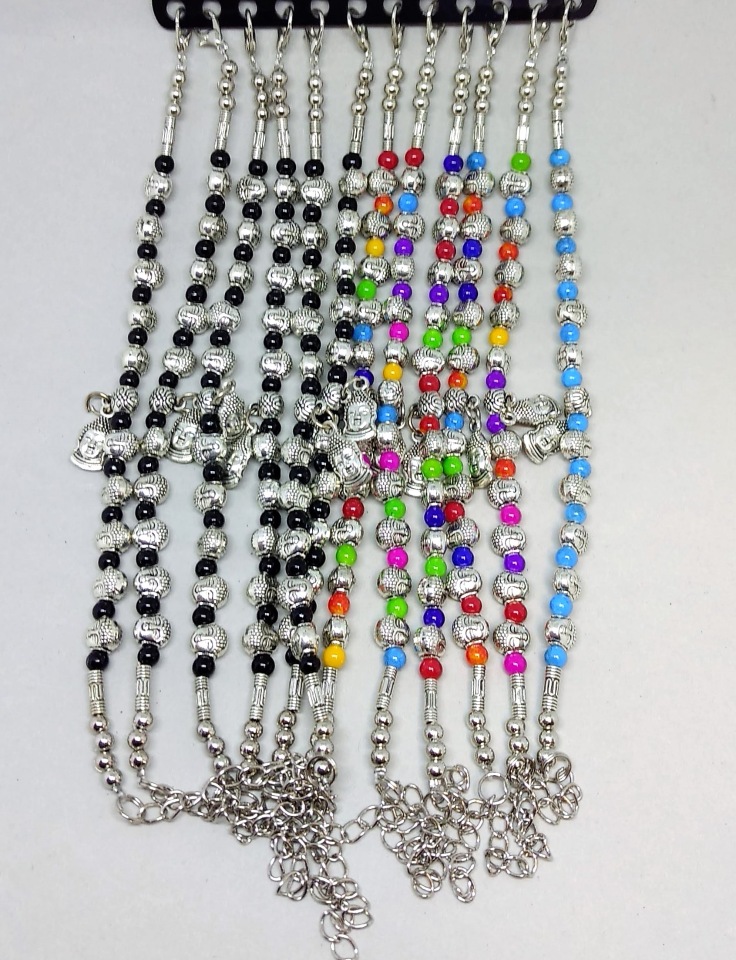 Bracelet 'Buddha Mood' pack of 12 pcs, length 17–22 cm