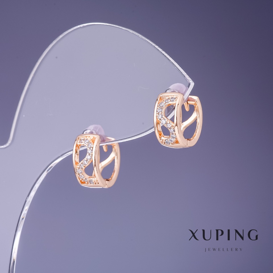 Xuping Earrings 11 x 5 mm '18K Gold Plated'