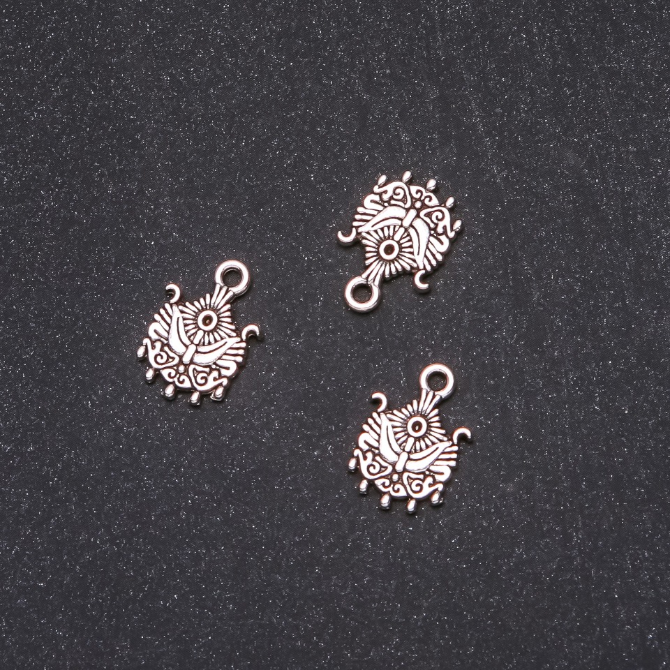 Pendant findings 12x17mm, packaging 20 g +/- 17 pcs