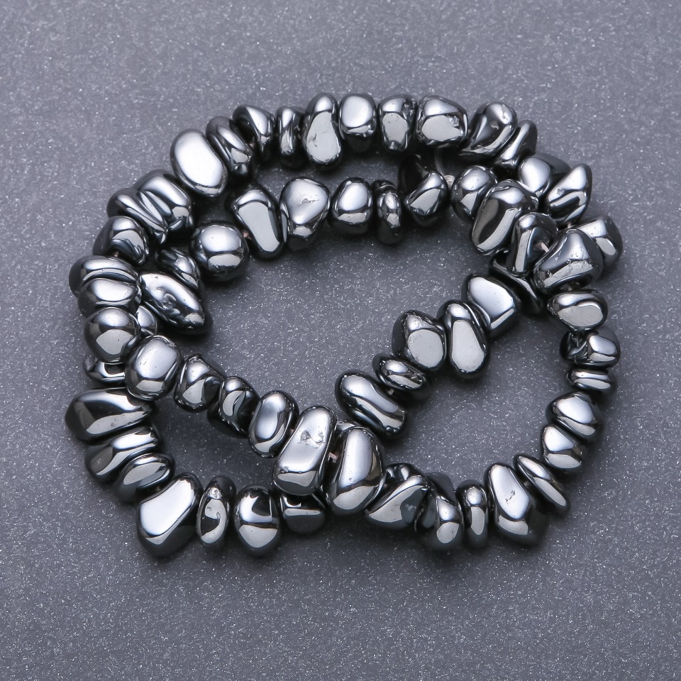 Faceted Hematite Beads, 10mm, 40 cm Strand