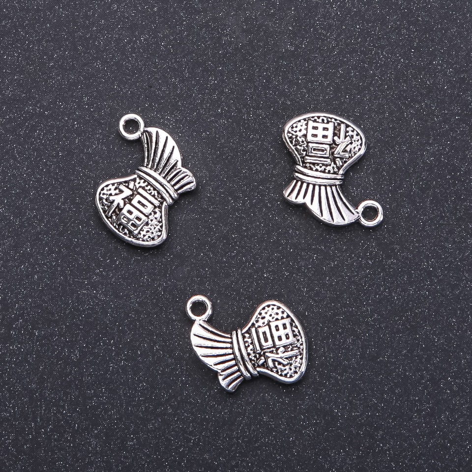 Pendant hardware 'Pouch', diameter 14 mm, length 15 mm in-dmm packaging 20, 8 g, 11 pcs. (+ -)