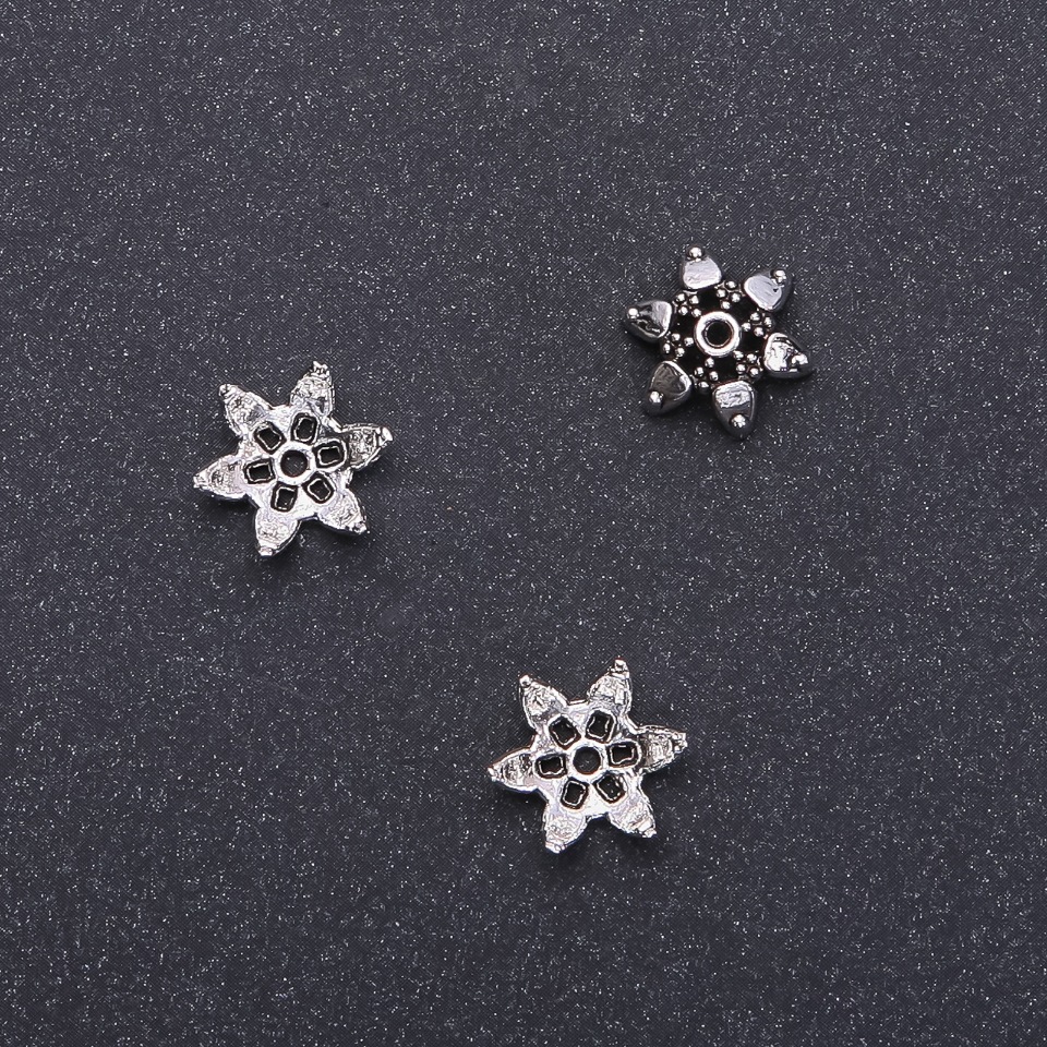 End cap fittings, diameter 11mm, inner diameter 1.35mm, packaging 20 g, 34 pcs. (+ -)